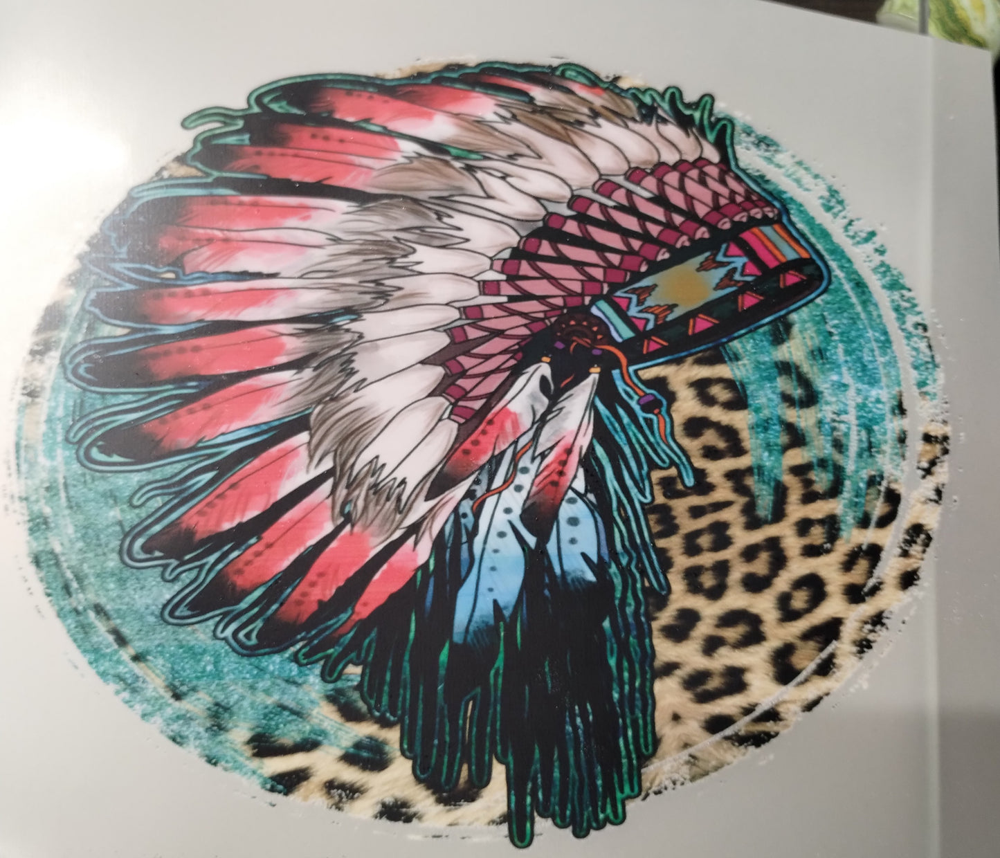 Leopard Headdress Transfer