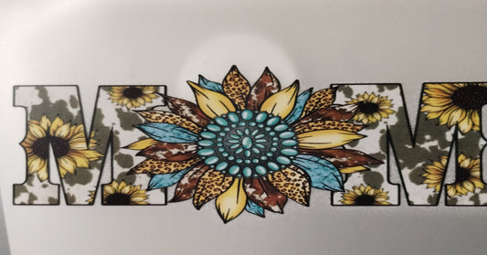 Mom Sunflower Transfer