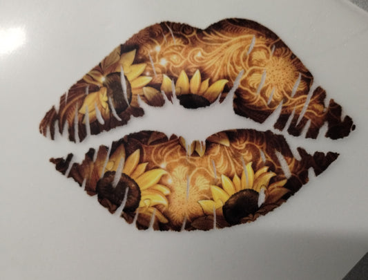 Sunflower Lips Transfer